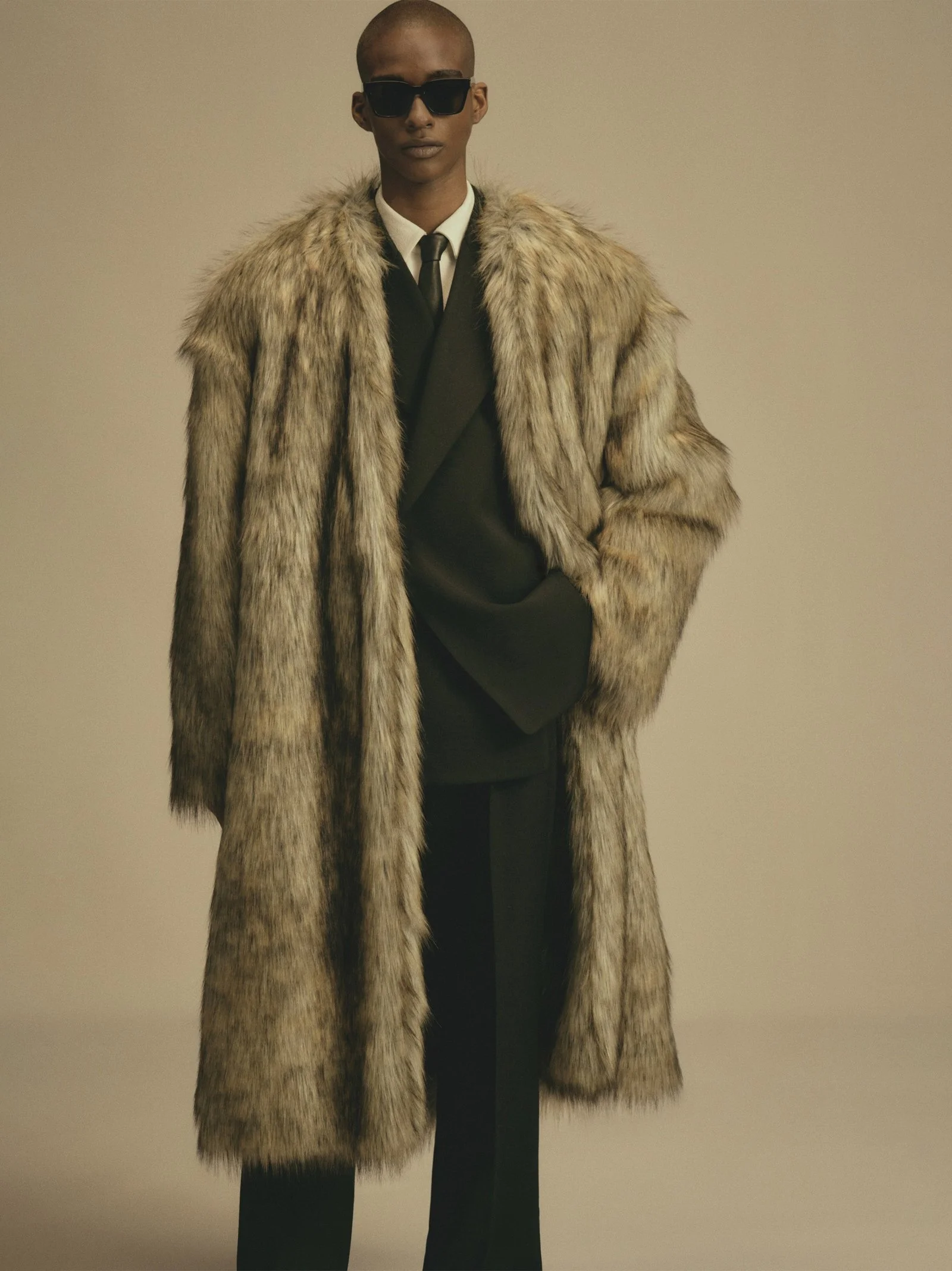 Satin Wool Double Breasted Blazer