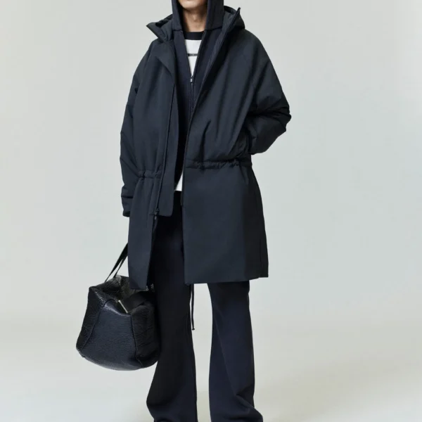 Tech Nylon Hooded Parka