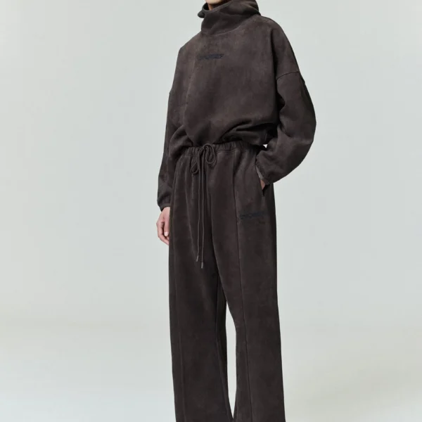 Suede Fleece Flare Pant