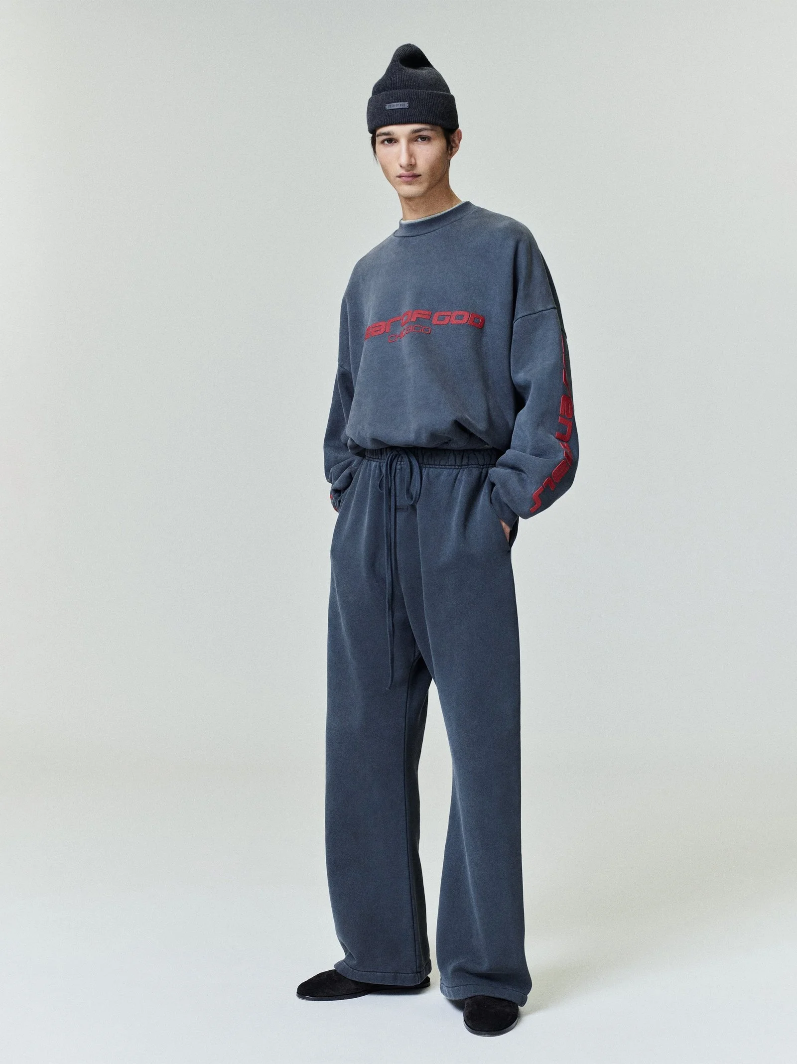 Chicago Heavy Fleece Cropped Sweatshirt