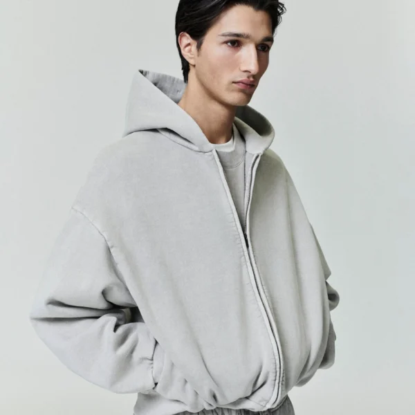 Embroidered Classic Full Zip Hoodie