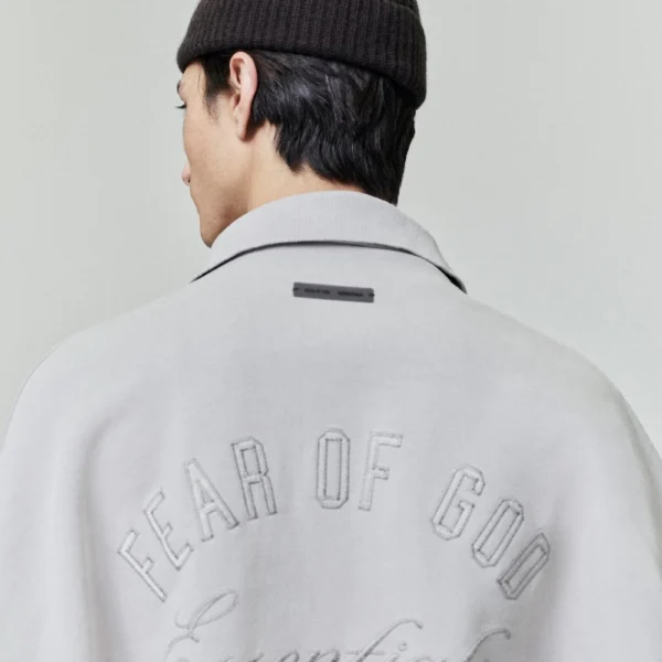 Embroidered Classic Polo Sweatshirt