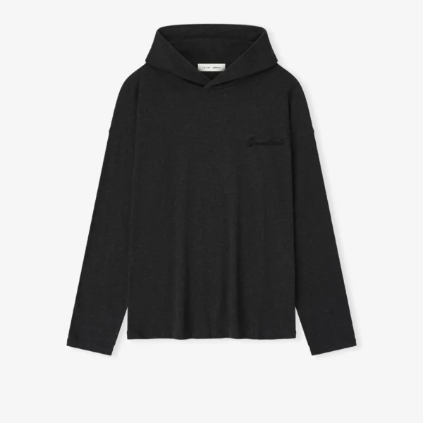 Womens Embroidered Classic Hooded Long Sleeve