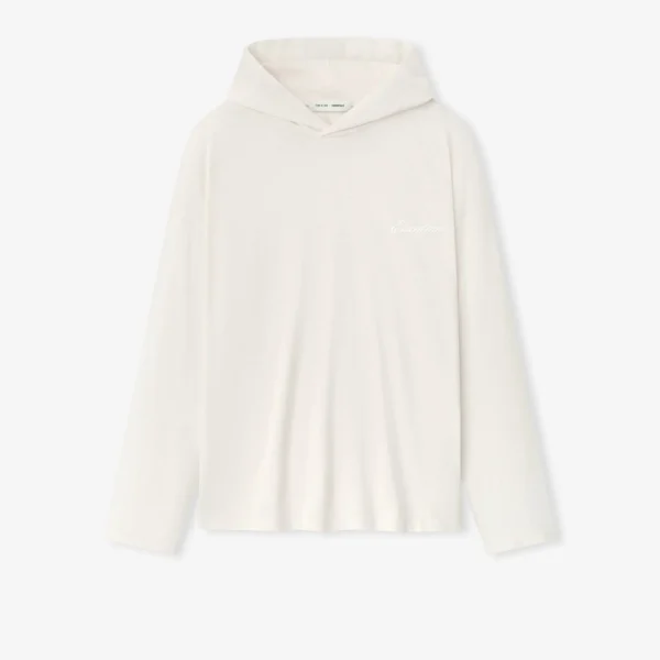 Womens Embroidered Classic Hooded Long Sleeve