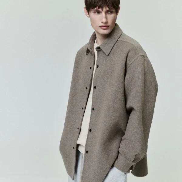 Wool Cashmere Overshirt