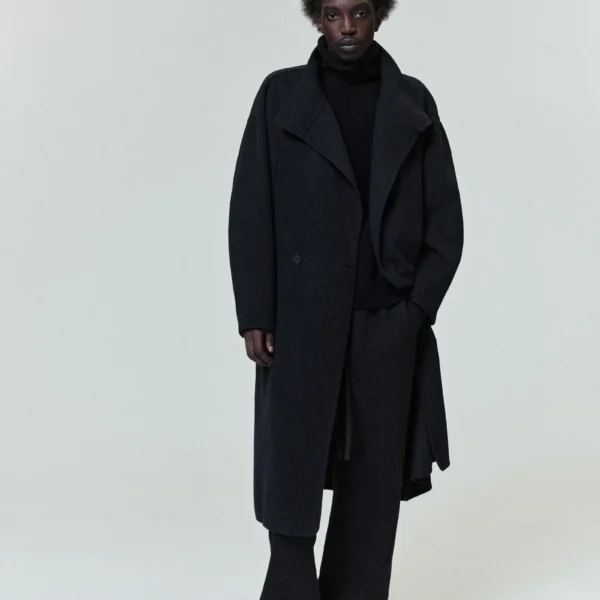 Wool Cashmere Highneck Coat