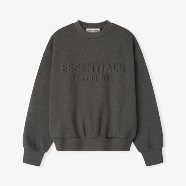 Embossed Classic Crewneck Sweatshirt