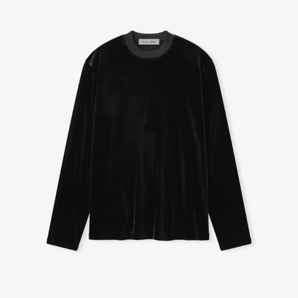 Womens Velour Classic Long Sleeve Tee