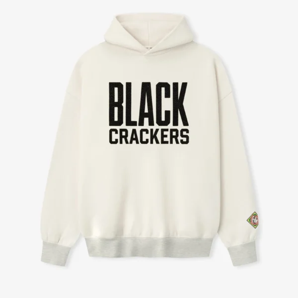 Essentials Black Crackers Hoodie