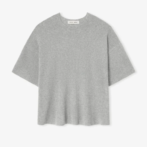 Waffle Short Sleeve Sweater