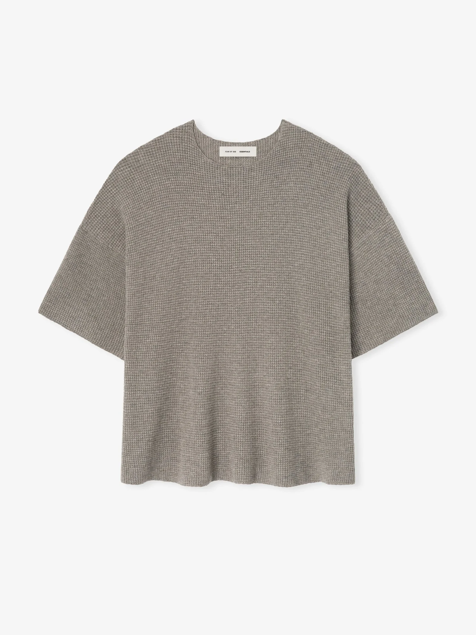 Waffle Short Sleeve Sweater