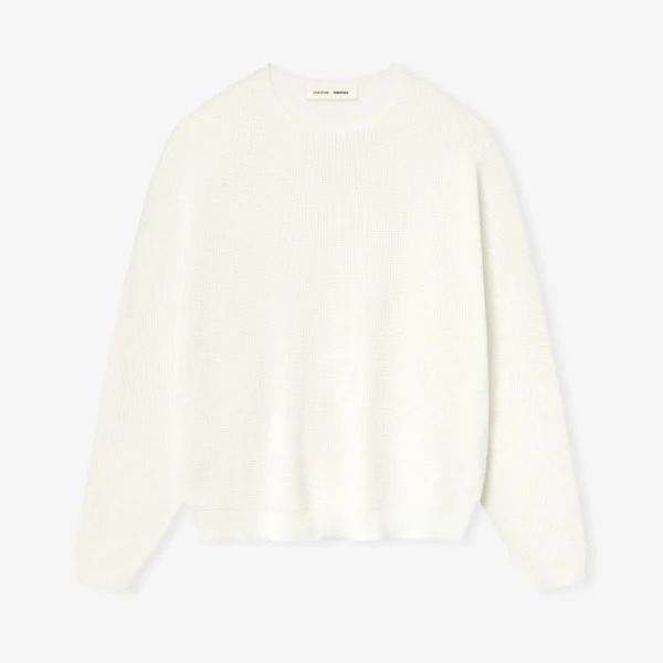 Waffle Crewneck Sweater