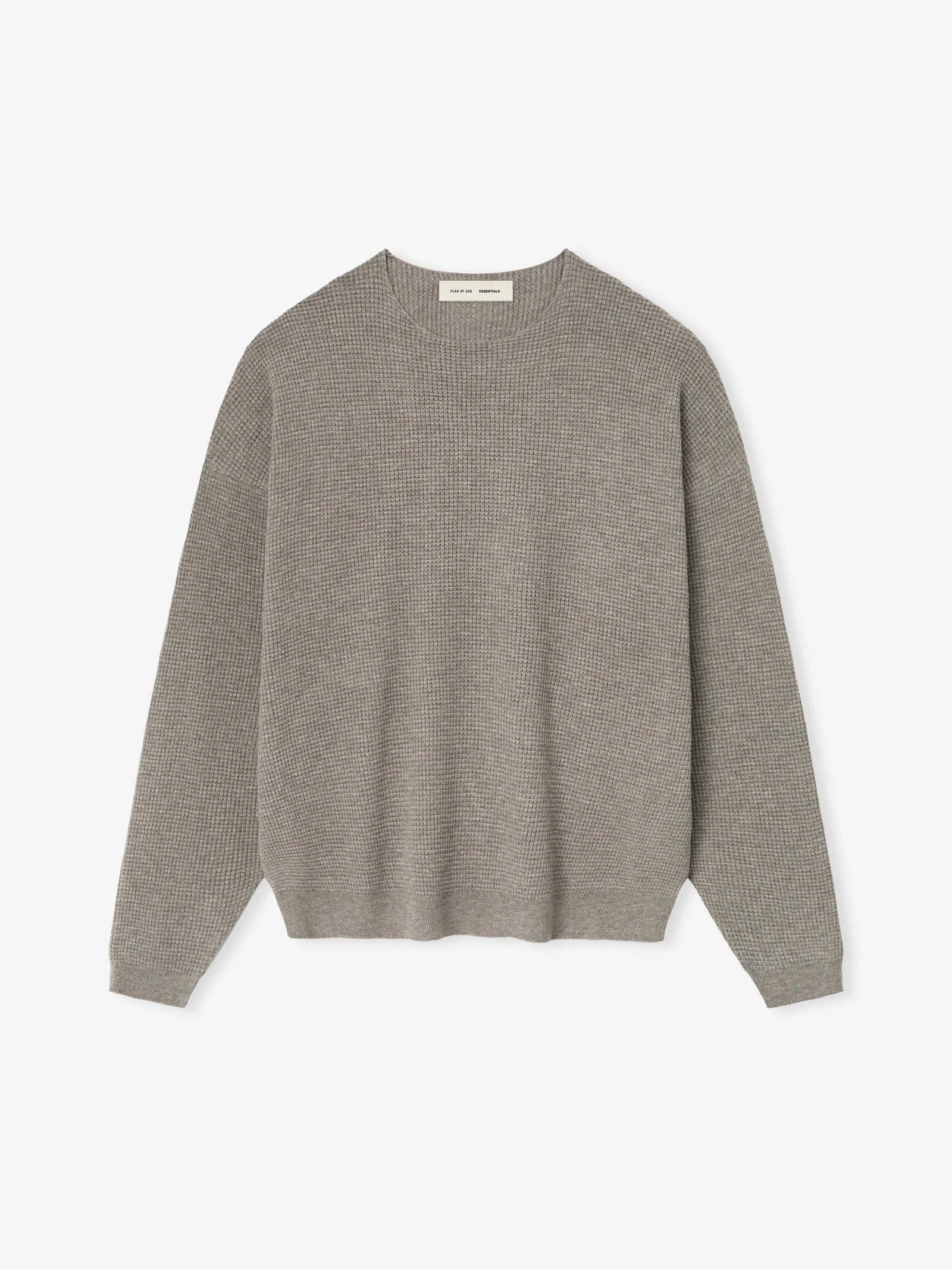 Waffle Crewneck Sweater