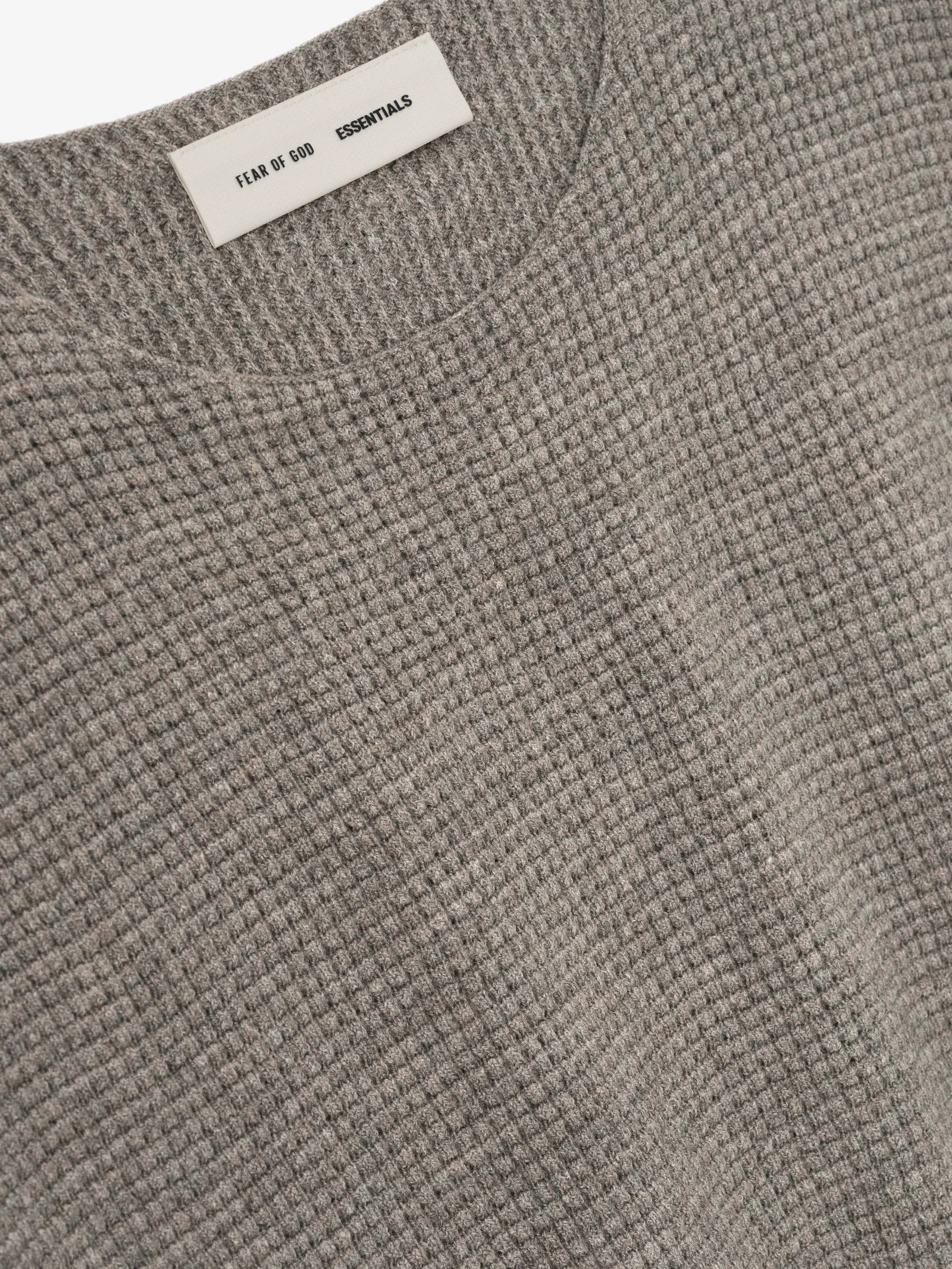 Waffle Crewneck Sweater