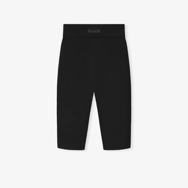 Womens Rib Knit Biker Short