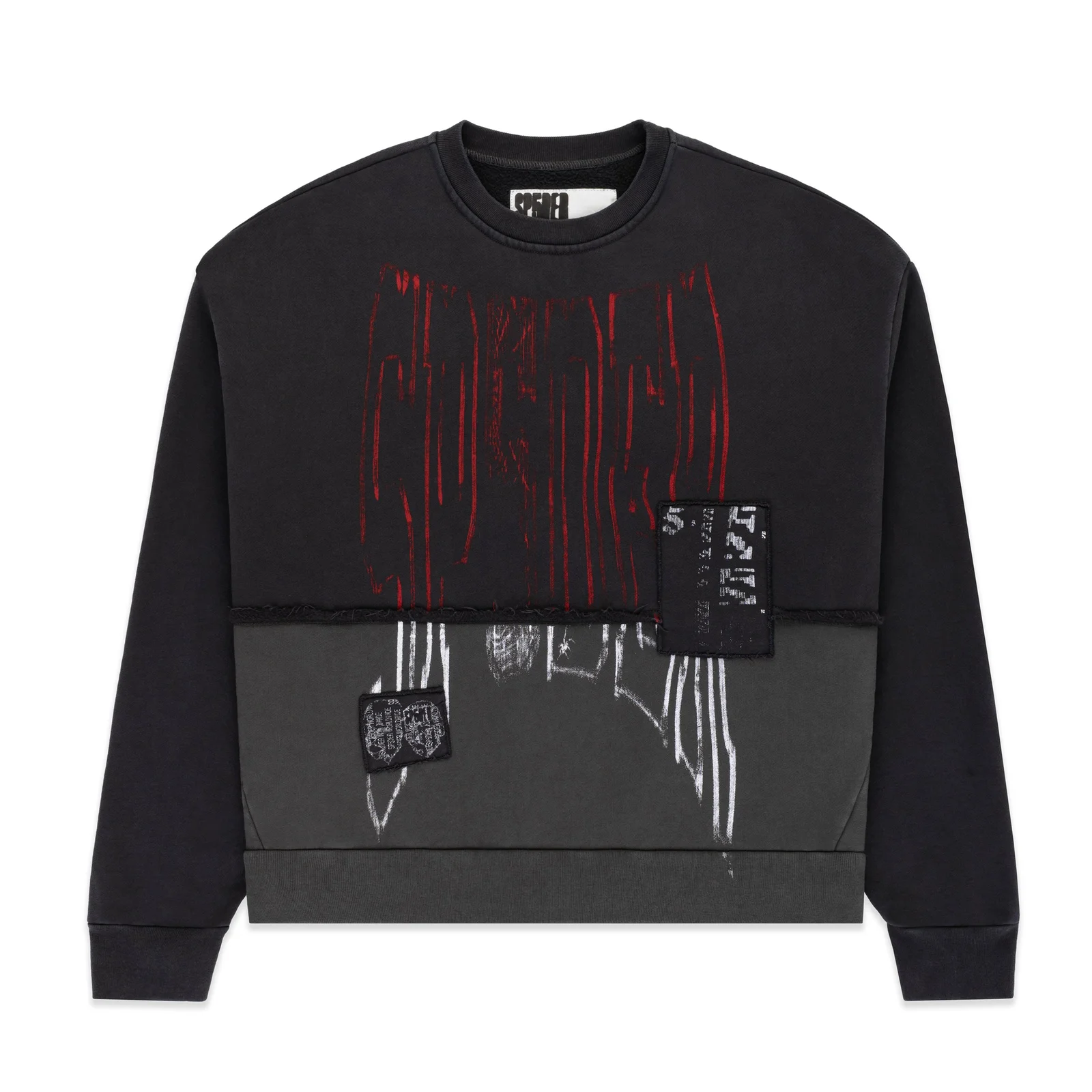 DIFFUSED COLLEGIATE CREWNECK