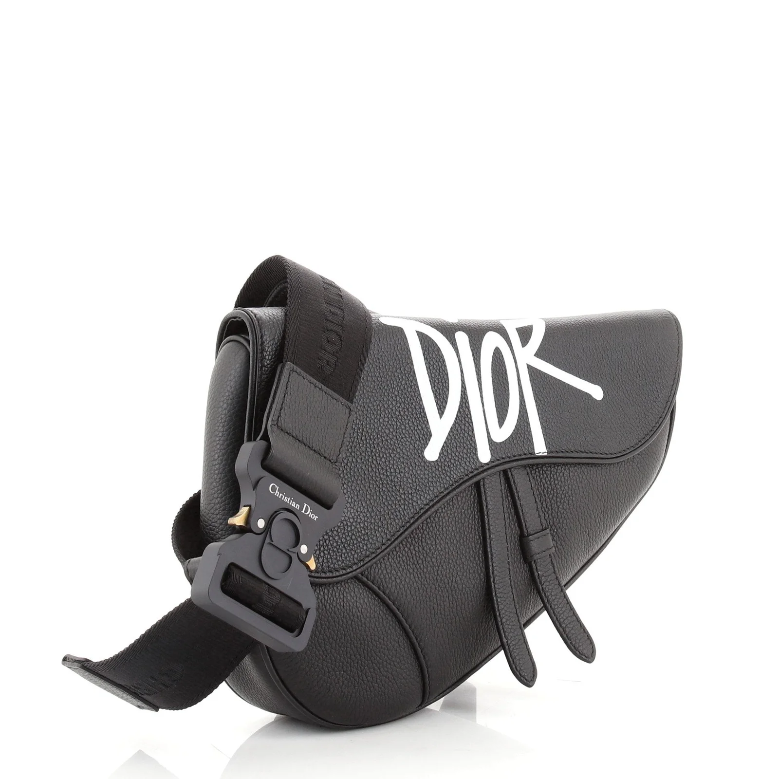 Shawn Stussy Saddle Crossbody Bag Printed Leather