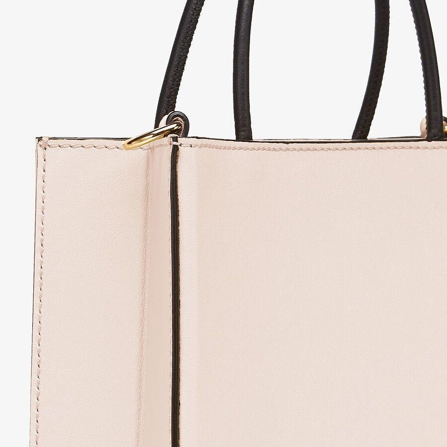 Fendi Small Shopping Bag Leather Bag - Image 5