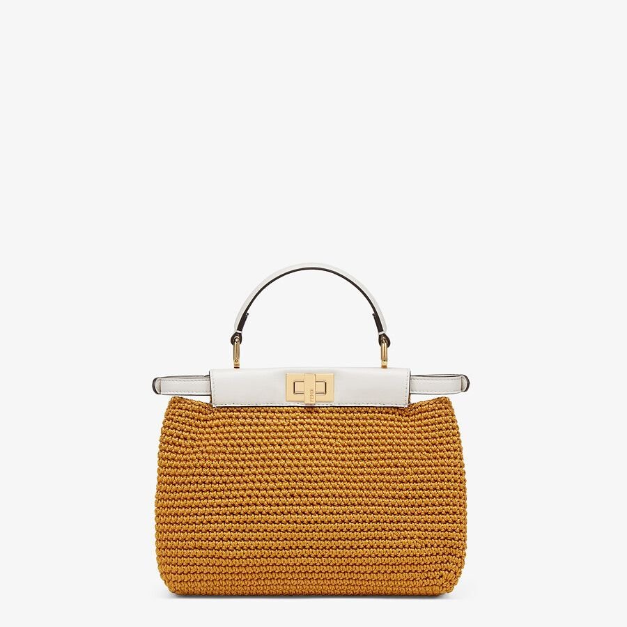 Fendi Mini Cotton Crochet Bag - Image 3