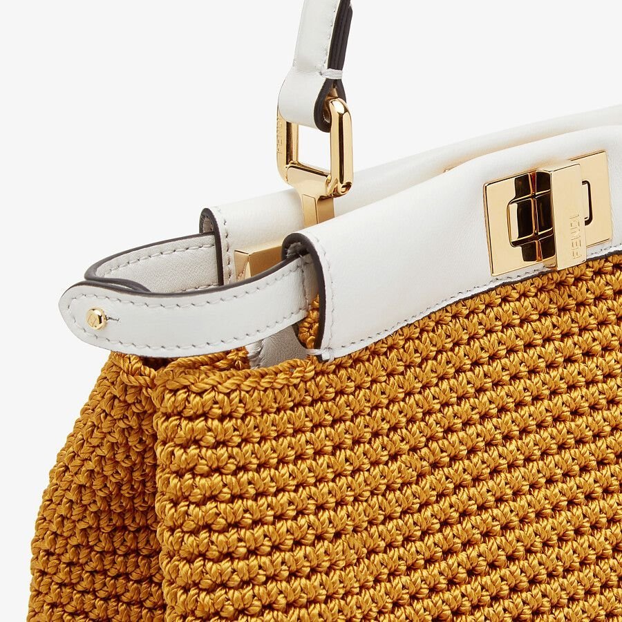Fendi Mini Cotton Crochet Bag - Image 5