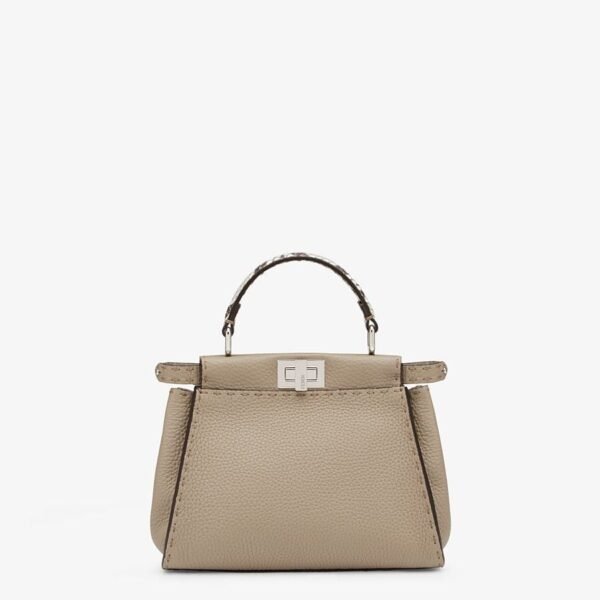 Fendi Mini Dove Gray Selleria Bag