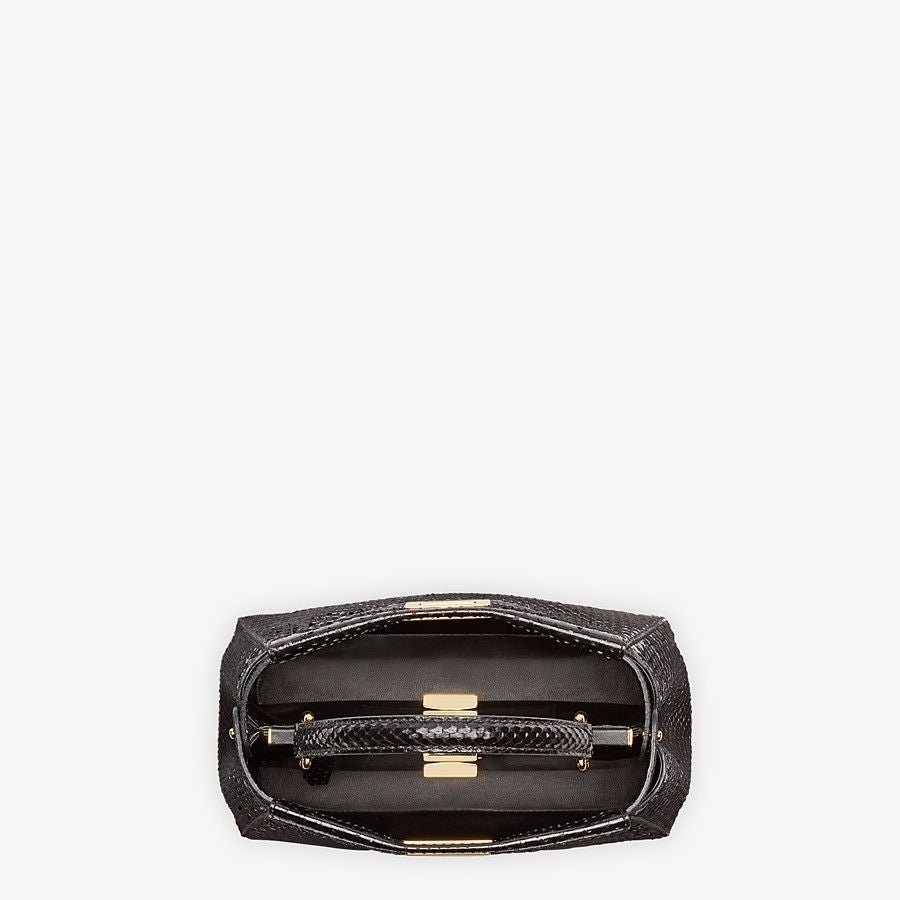 Fendi Mini Black Python Bag - Image 4