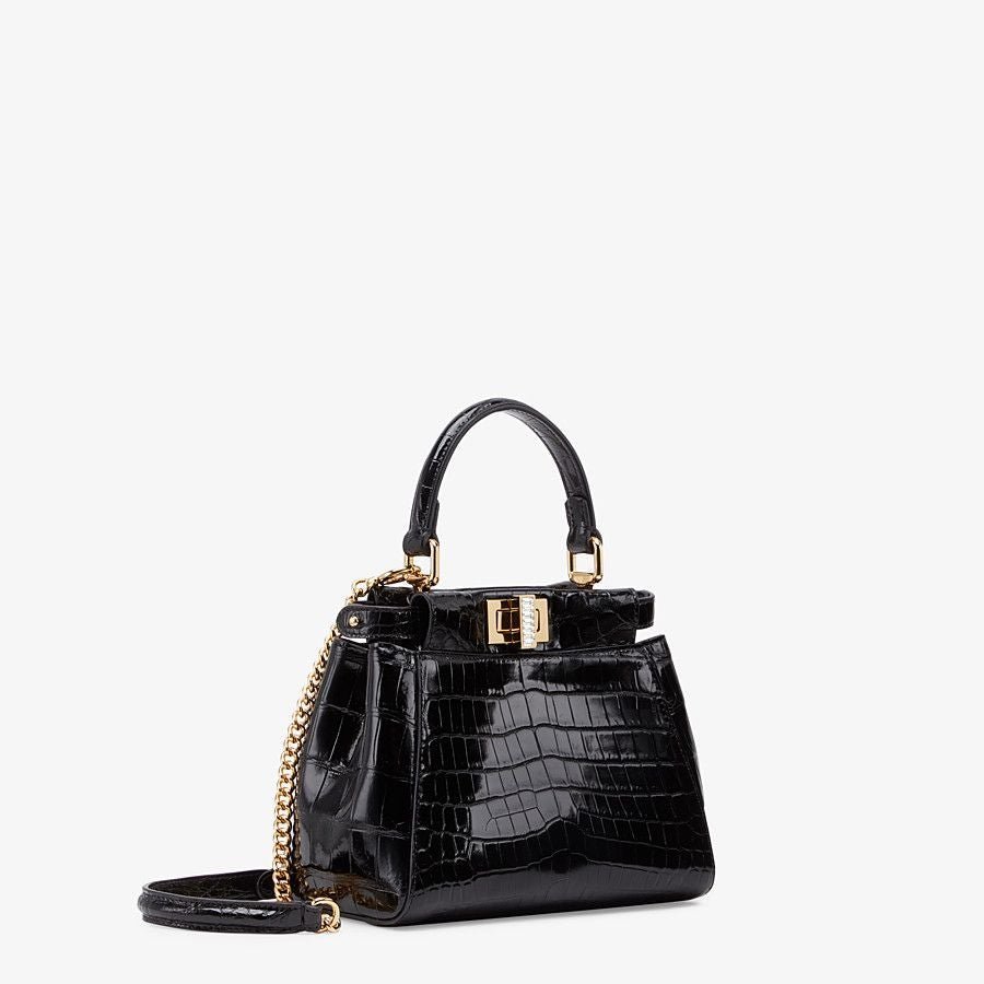 Fendi Mini-bag in Black Crocodile - Image 2