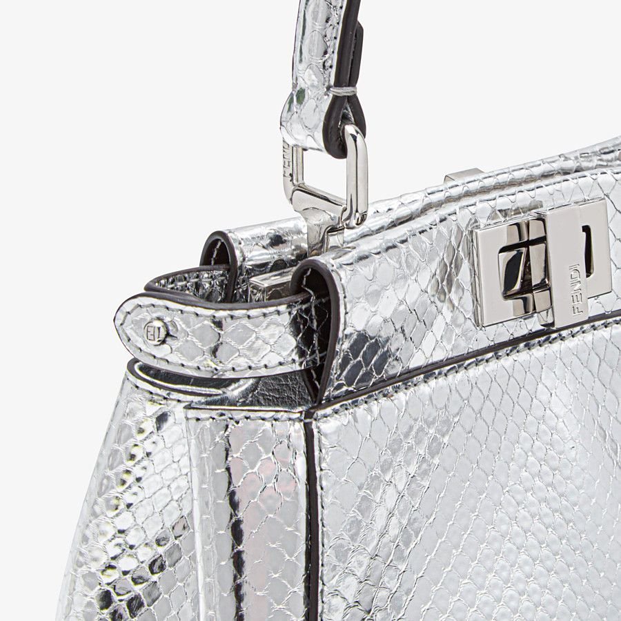 Fendi Silver Python Mini-bag - Image 4