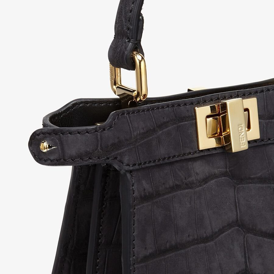 Fendi Vertical Small Crocodile Bag - Image 5