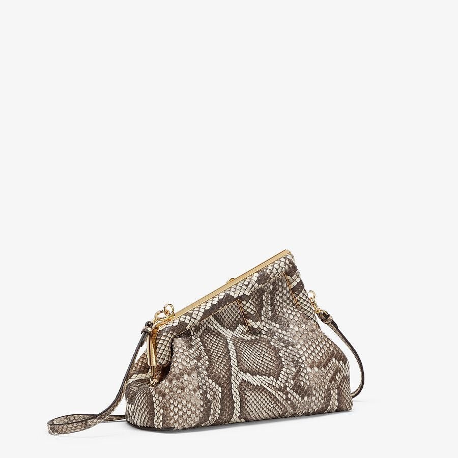 Fendi Small Natural Python Leather Bag - Image 2