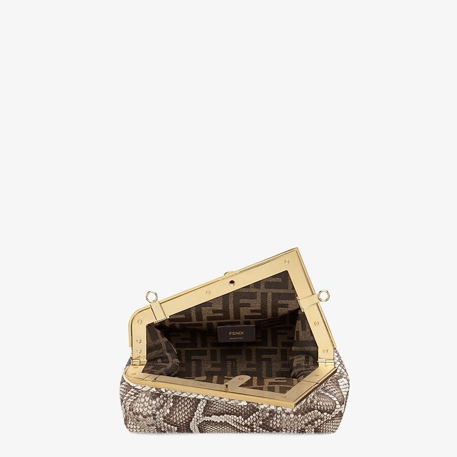 Fendi Small Natural Python Leather Bag - Image 4
