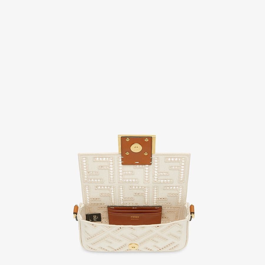 Fendi Mini Canvas Bag With Embroidery - Image 4
