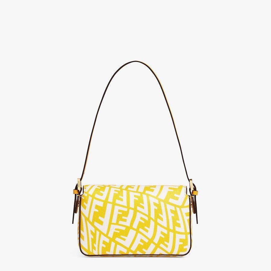 Fendi Mini Glazed Canvas Bag - Image 3