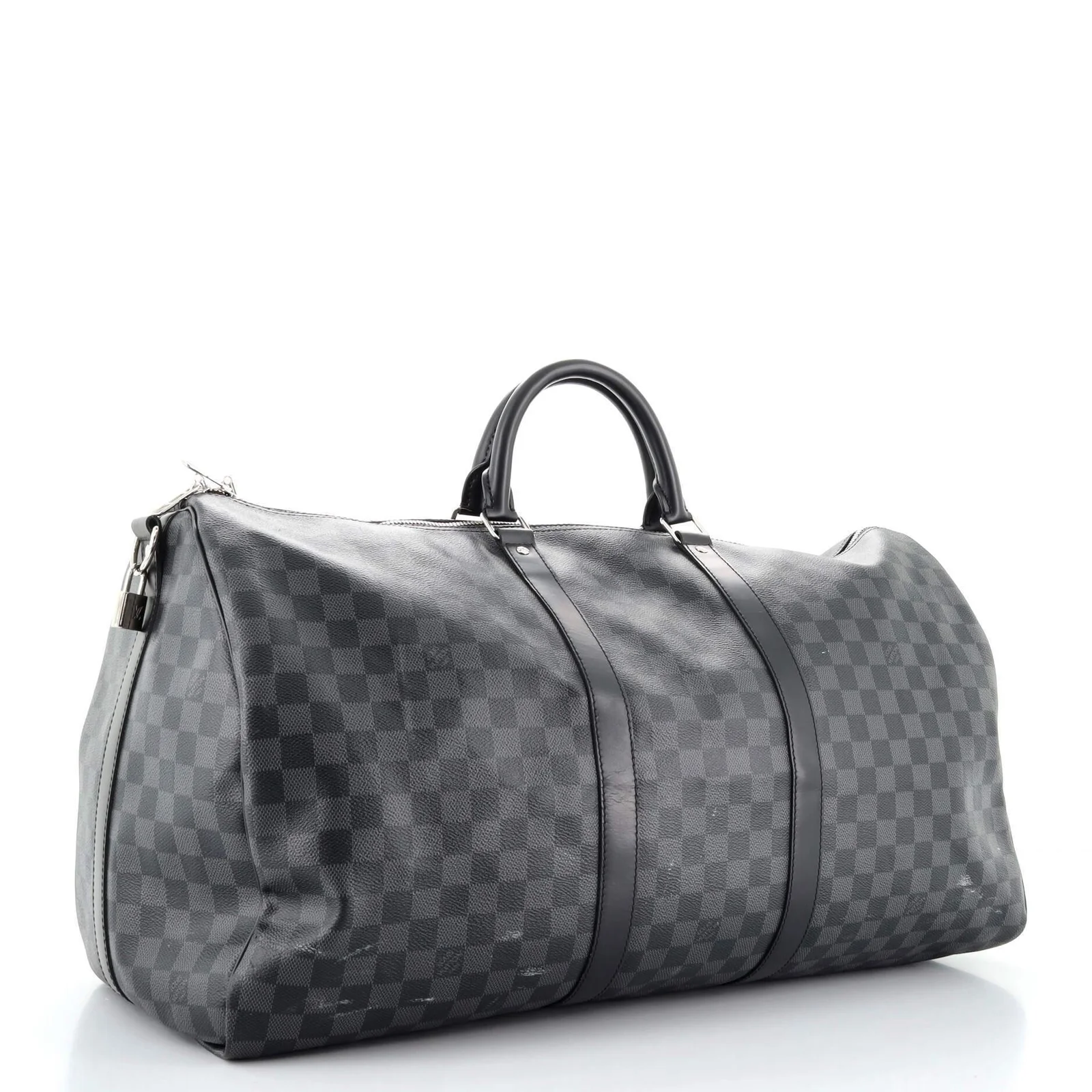 Keepall Bandouliere Bag Damier Graphite 55