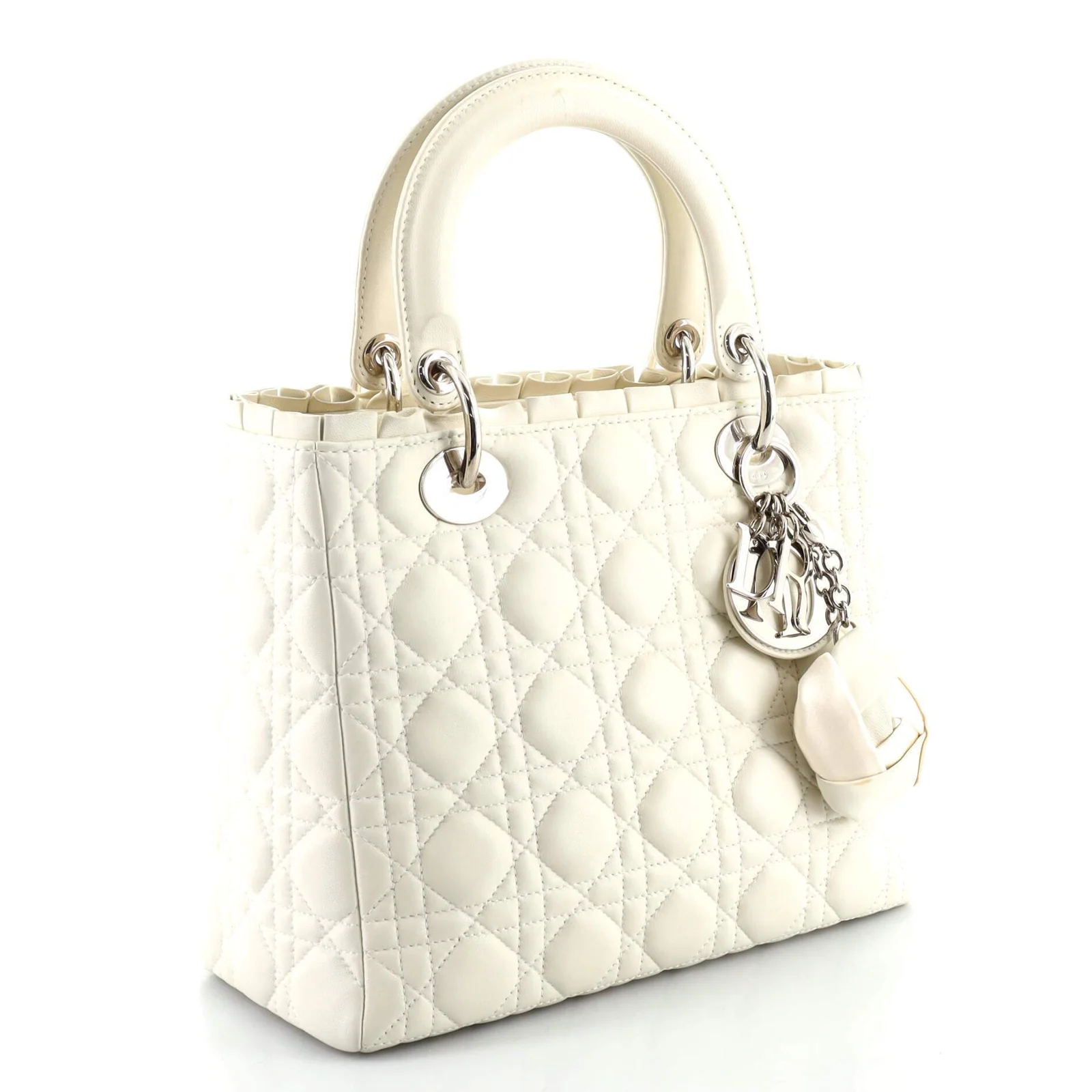 Lady Dior Bag Cannage Quilt Lambskin Medium
