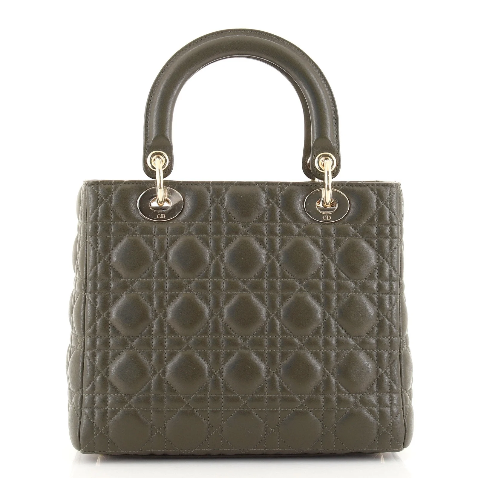 Lady Dior Bag Cannage Quilt Lambskin Medium