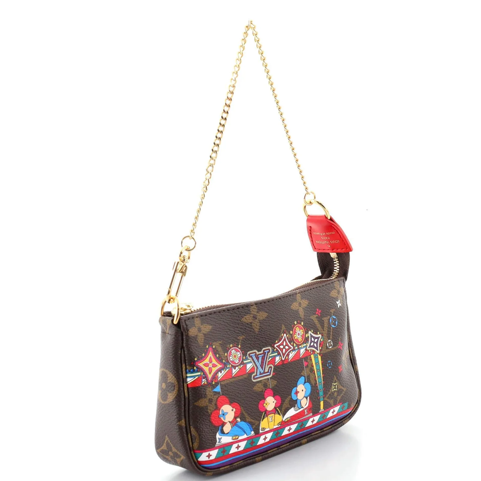 Mini Pochette Accessoires Limited Edition Vivienne Xmas Monogram Canvas