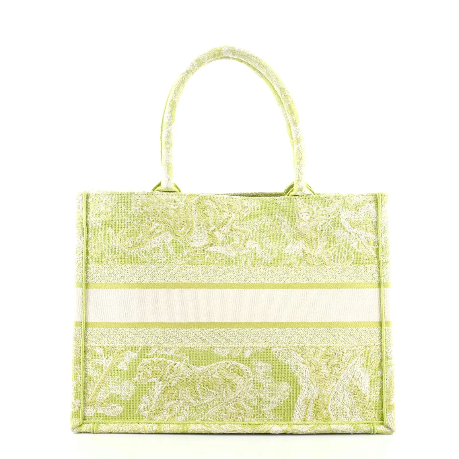 Book Tote Embroidered Canvas Small
