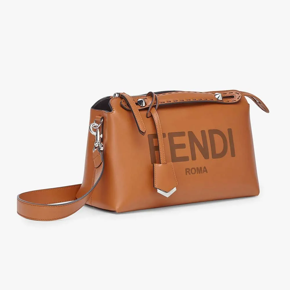 BY THE WAY MEDIUM Brown Leather Boston Bag