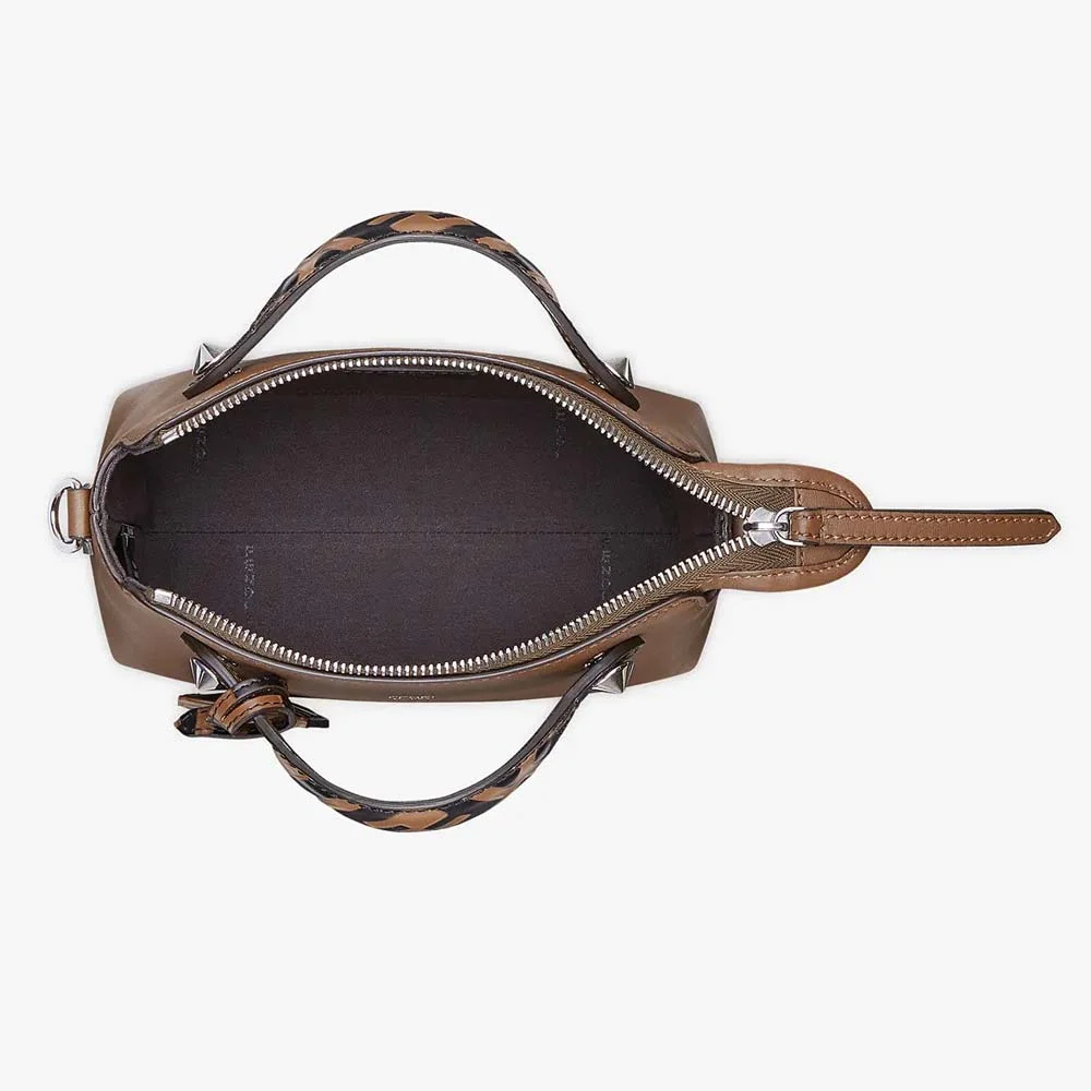BY THE WAY MINI Small Brown Leather Boston Bag