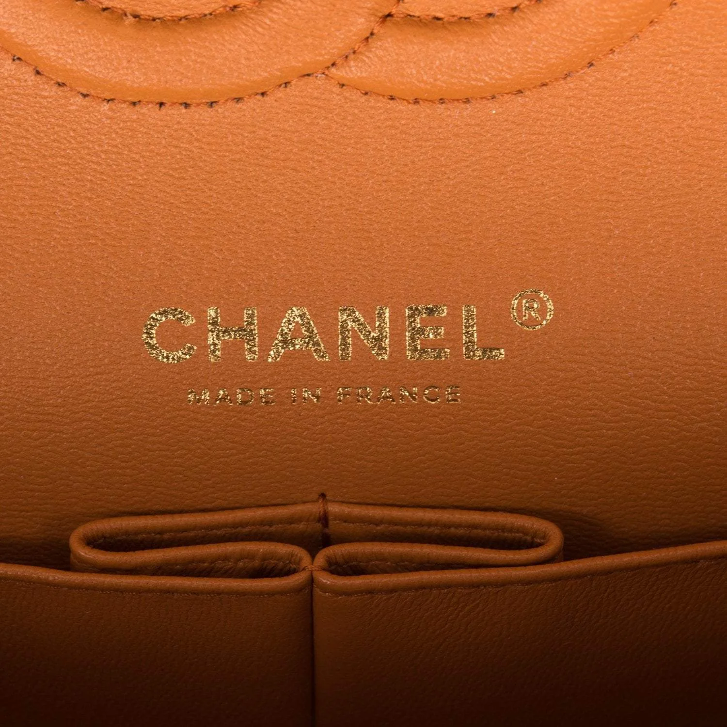 Chanel Caramel Brown Quilted Caviar Medium Classic Double Flap Bag Light Gold Hardware