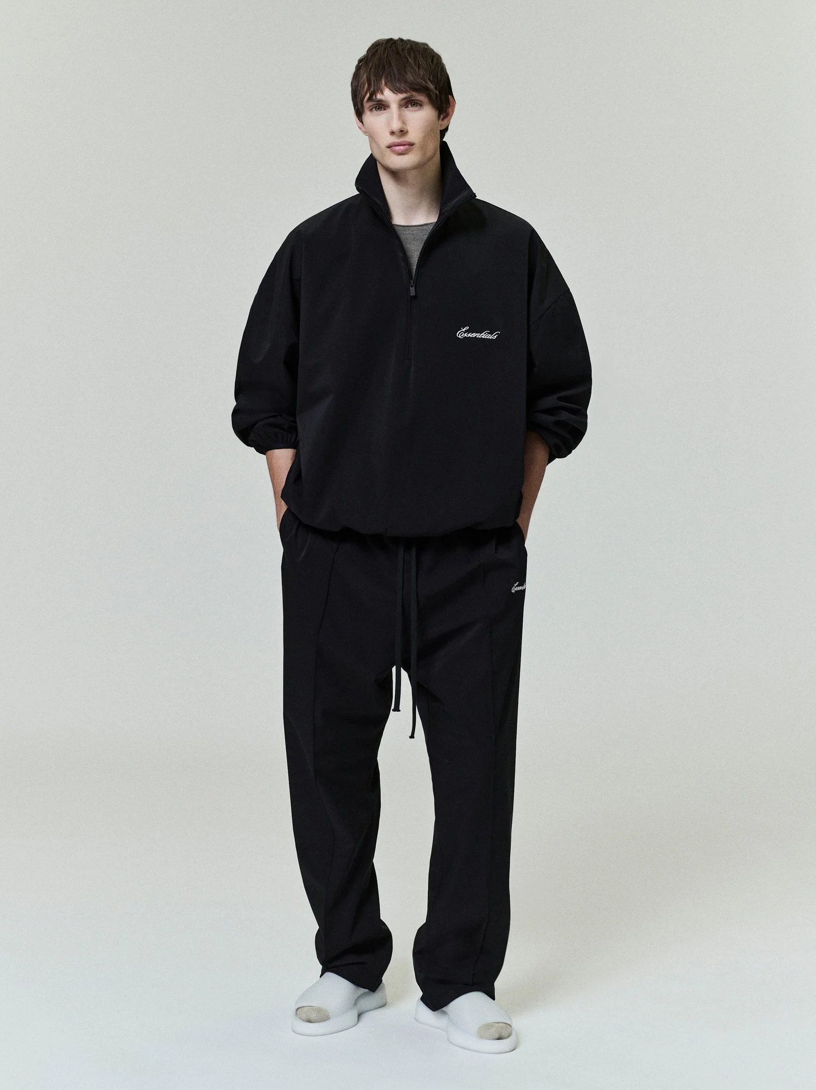 Sporty Nylon Relaxed Trackpant