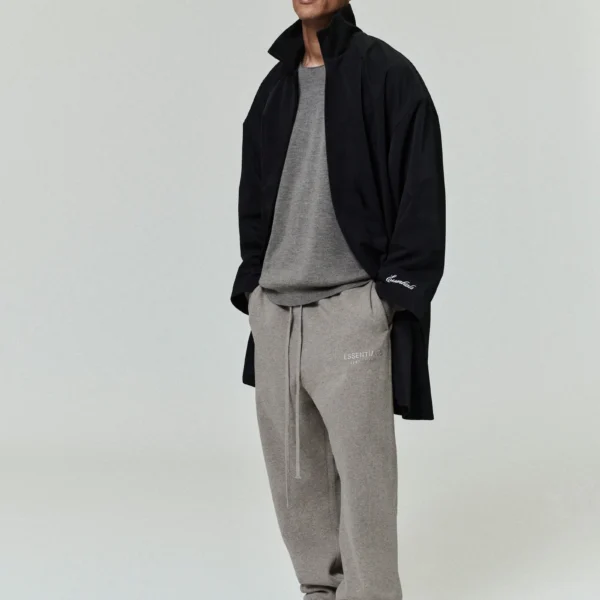 Sporty Nylon High Neck Jacket