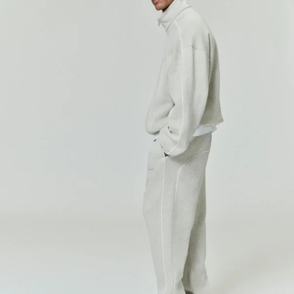 Relaxed Fleece Sweatpant With Piping