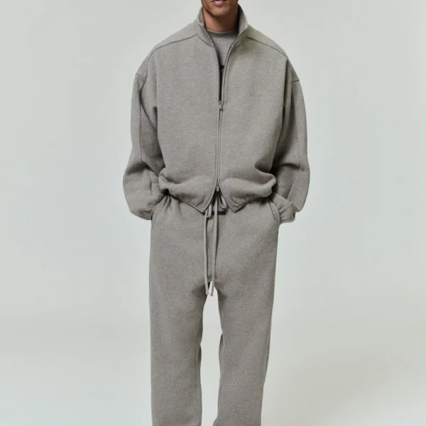 Relaxed Fleece Sweatpant With Piping