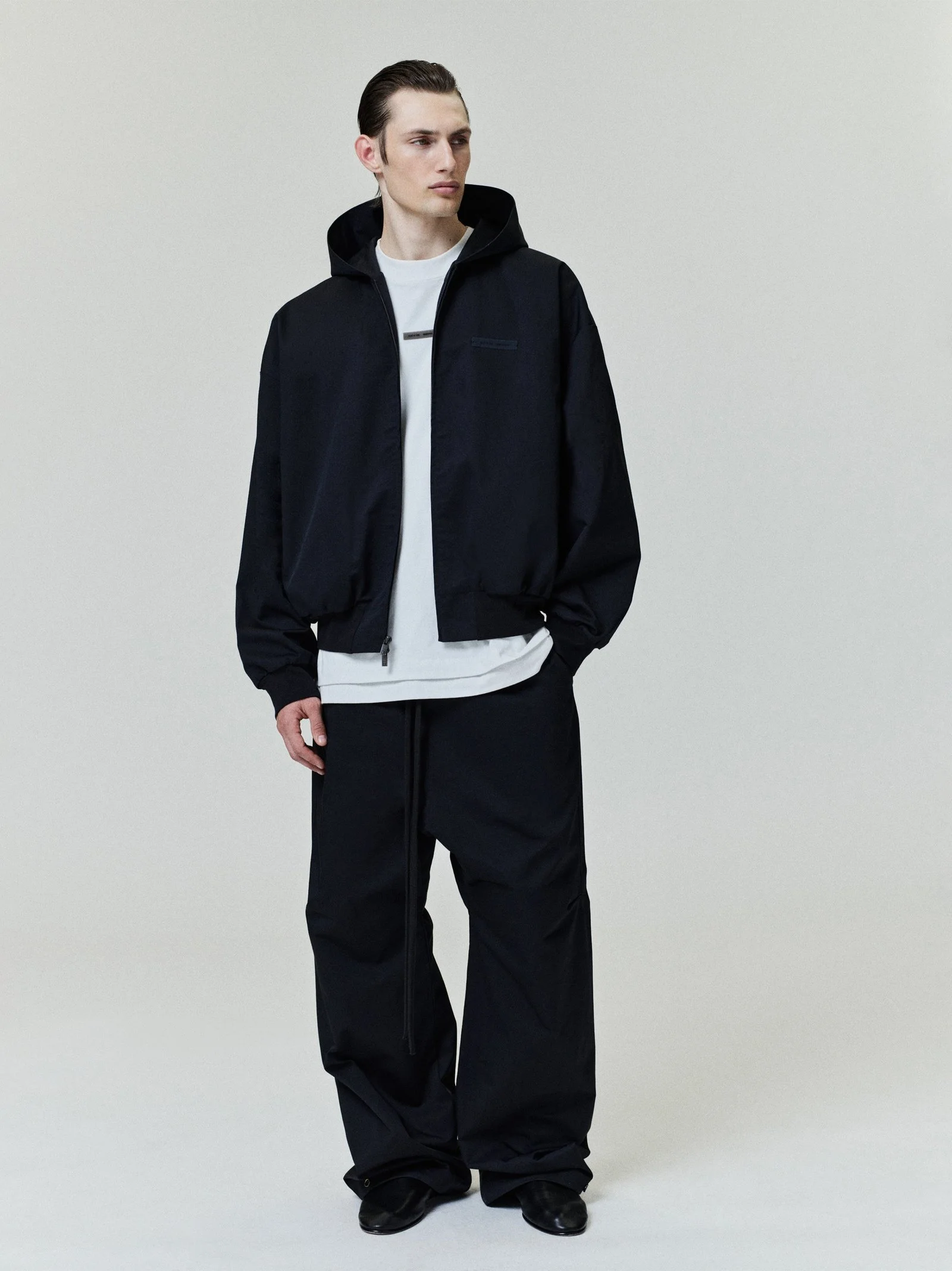 Twill Hooded Bomber