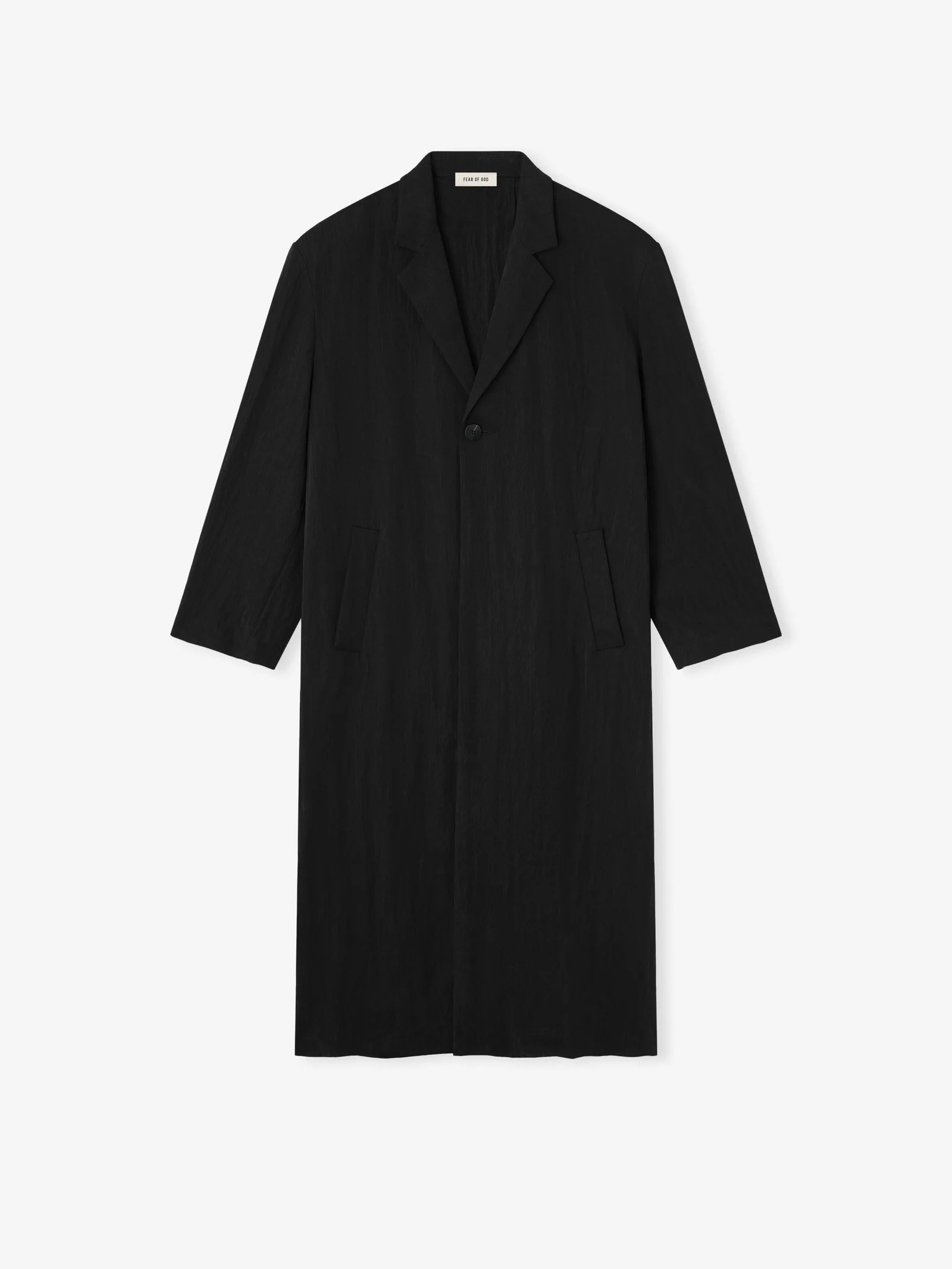 Tencel Nylon Classic Unlined Overcoat