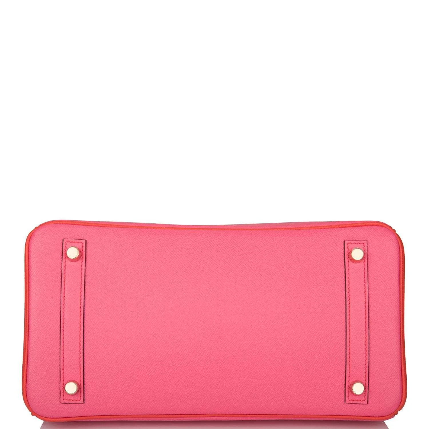 Hermes Birkin 30cm Bi-Color Rose Azalee and Feu Epsom Permabrass Hardware