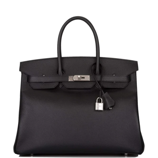 Hermes Birkin 35 Black Epsom Palladium Hardware