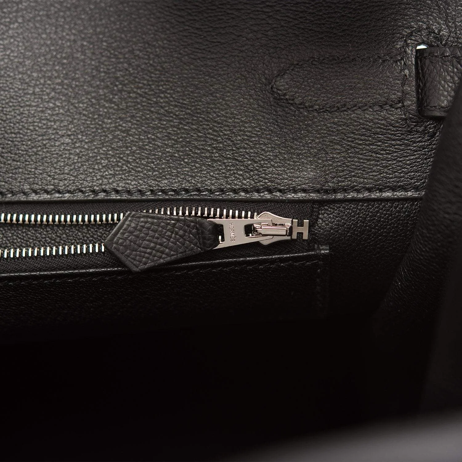 Hermes Birkin 35 Black Epsom Palladium Hardware